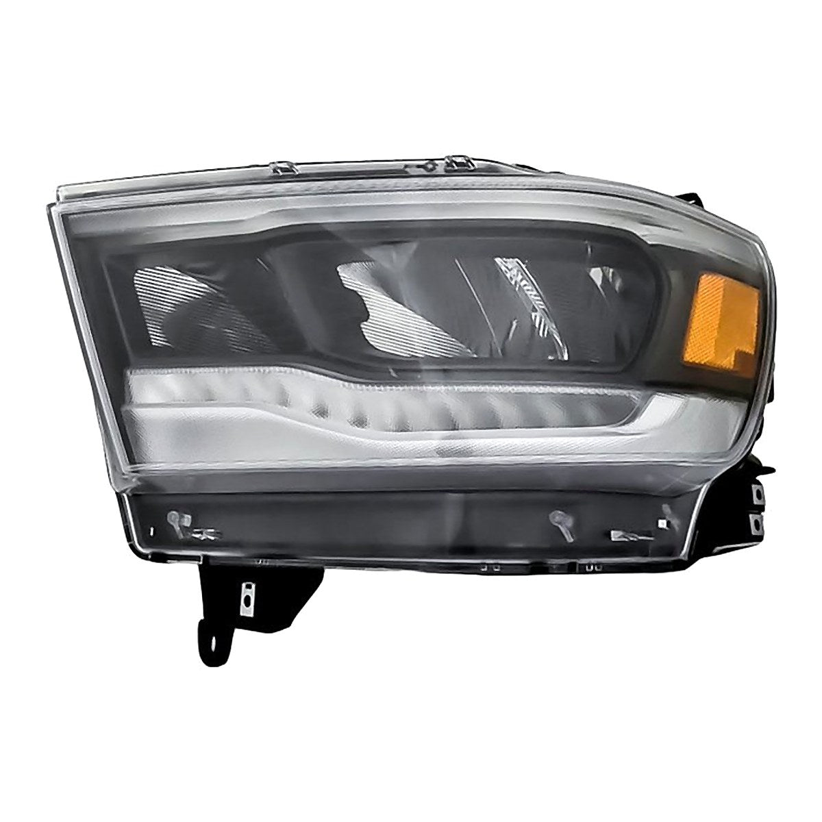 2019-2024 Ram 1500 Headlight Driver Side Led With Black Bezel / Reflector Type Without Logo – CH2502320