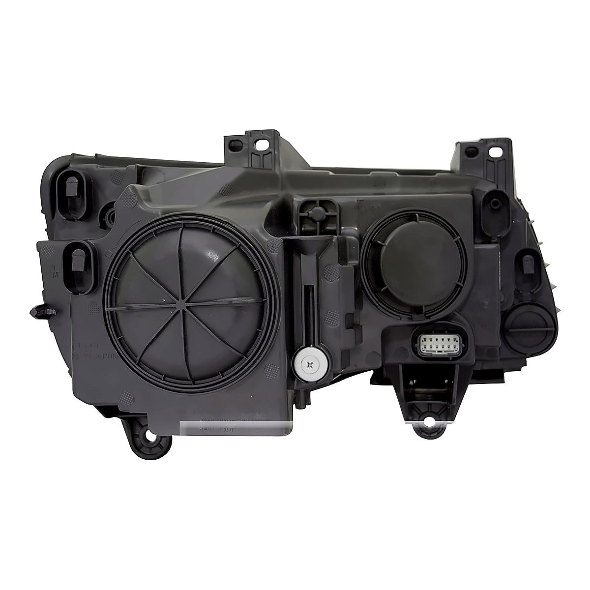 2018-2023 Chrysler 300 Headlight Driver Side Halogen With Chrome Bezel Projector Type – Back View (CH2502322)
