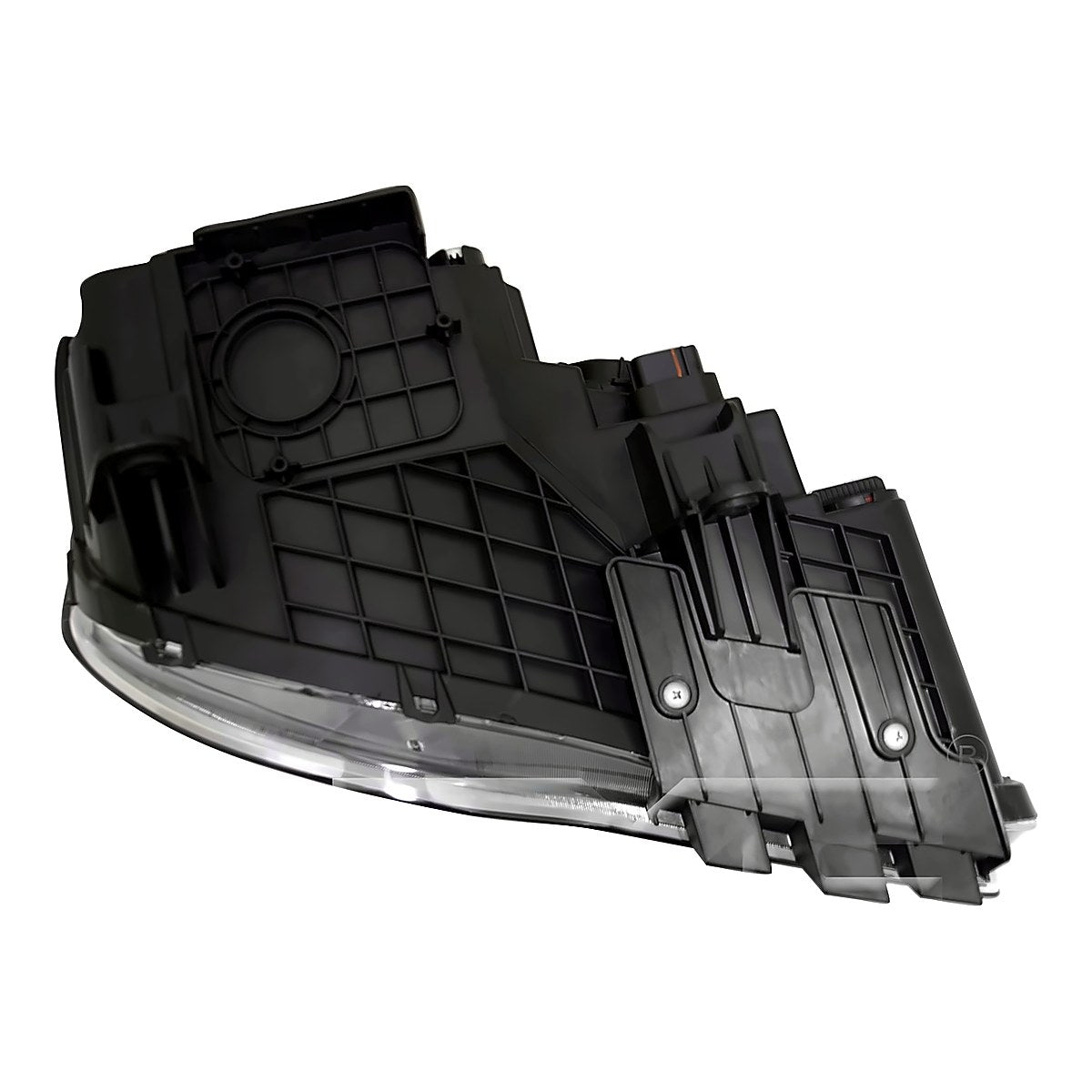 2018-2023 Chrysler 300 Headlight Driver Side Halogen Black Projection Type – Detail View (CH2502331)
