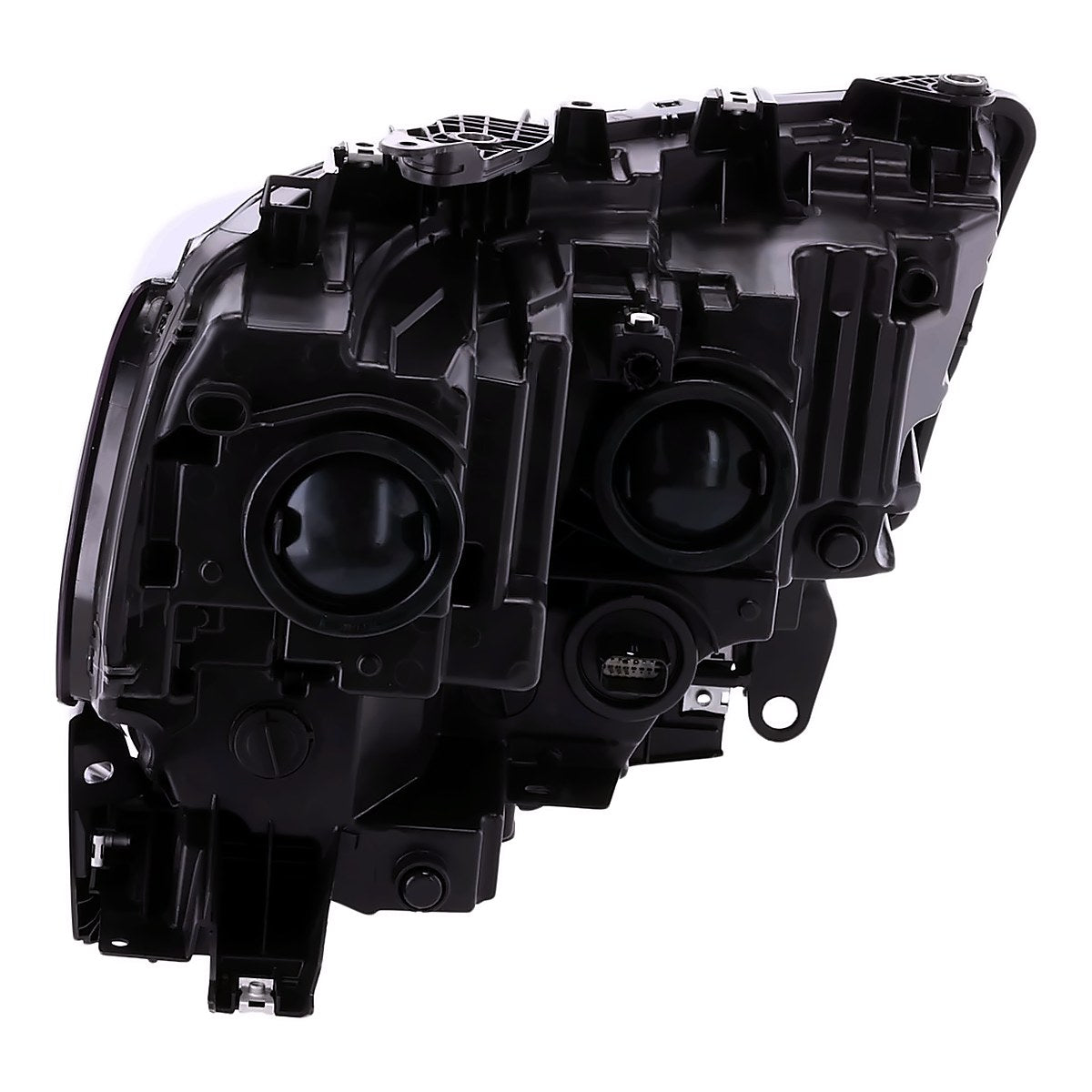 2019-2024 Ram 2500 Headlight Driver Side Halogen Chrome Bezel Without Logo – Close-Up View (CH2502334)