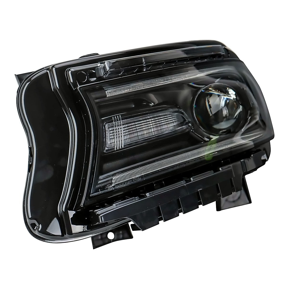 2018-2022 Dodge Charger Headlight Driver Side Halogen Led With Drl Without Logo – Angle View (CH2502337)