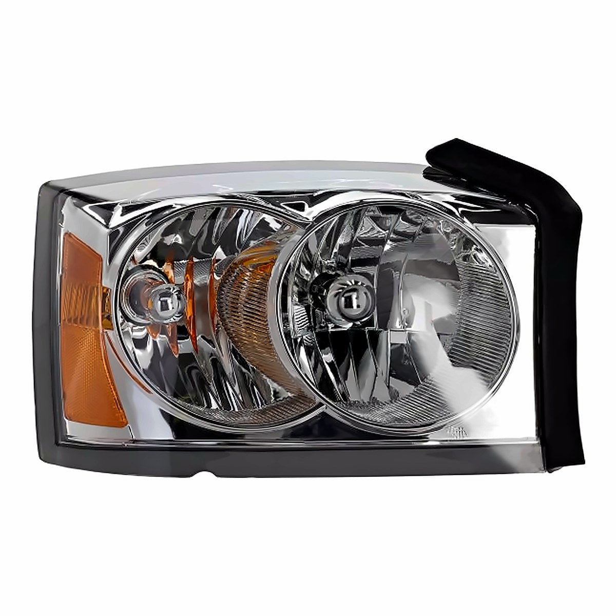 2005 Dodge Dakota Headlight Passenger Side (Without Black Bezel) – Front View (CH2503159)