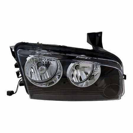 2006-2007 Dodge Charger Headlight Passenger Side Small Amber Lens Over Turn Signal Frontom 11/08/2006 – Front View (CH2503163)