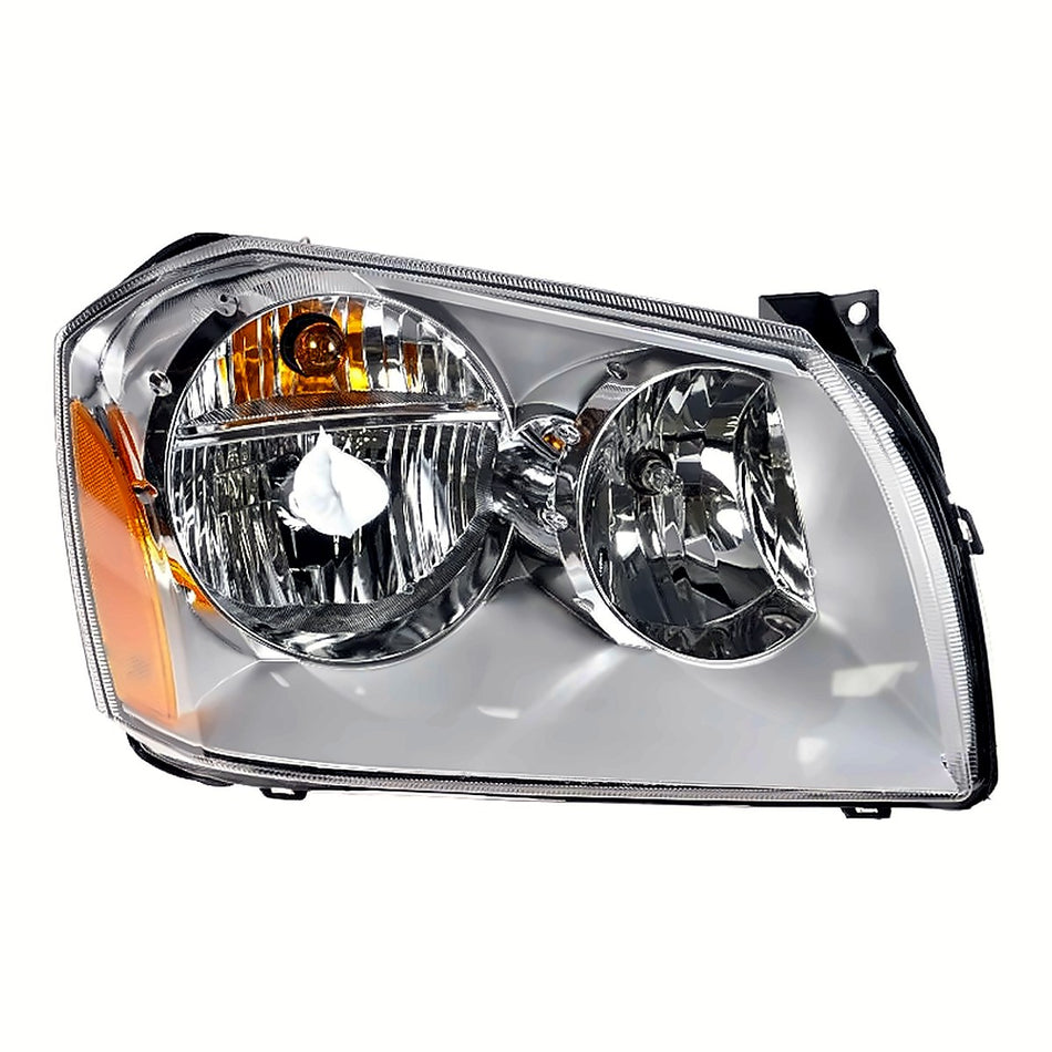 2005-2007 Dodge Magnum Headlight Passenger Side Chrome 5.7L – Front View (CH2503165)