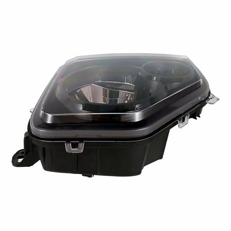2010-2012 Jeep Liberty Headlight Passenger Side Halogen Black Bezel – Side View (CH2503227)