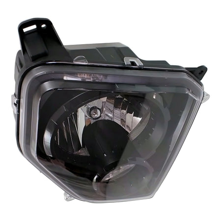 2010-2012 Jeep Liberty Headlight Passenger Side Halogen Black Bezel – Detail View (CH2503227)