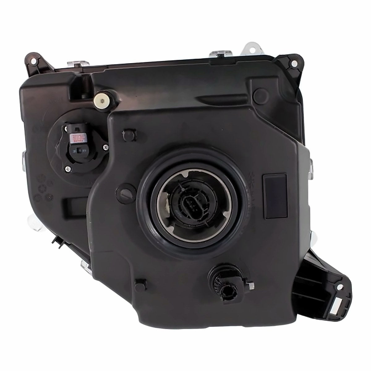 2010-2012 Jeep Liberty Headlight Passenger Side Halogen Black Bezel – Close-Up View (CH2503227)