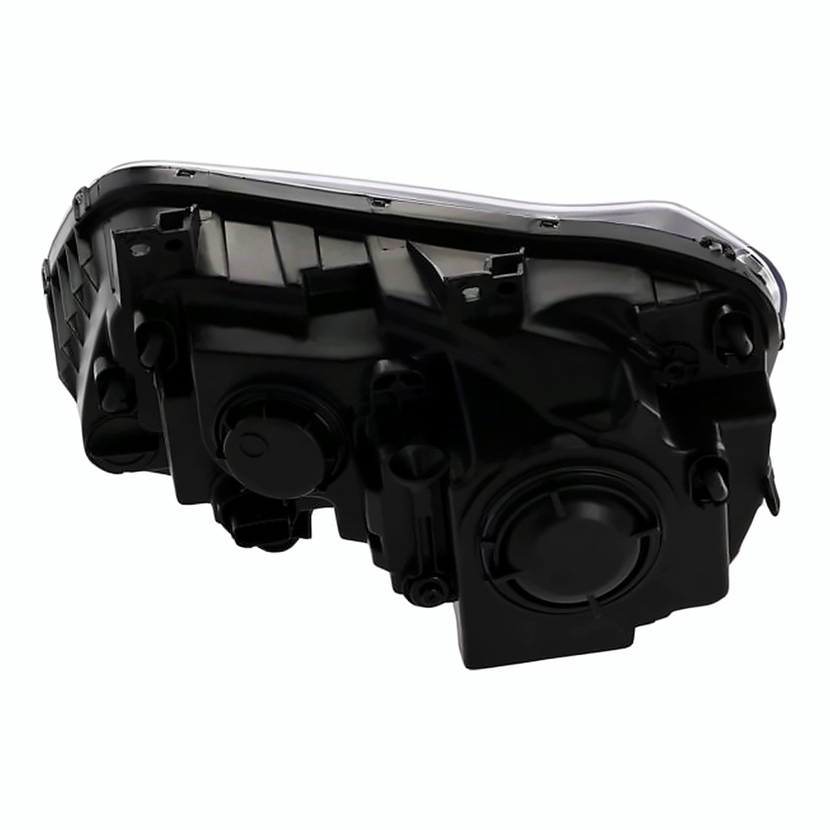 2012-2014 Chrysler 300 Headlight Passenger Side Halogen Black Bezel – Back View (CH2503235)