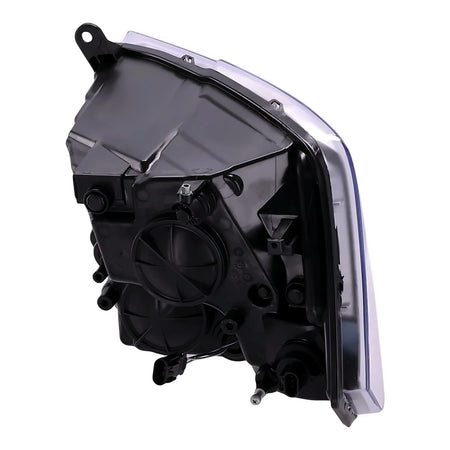 2013-2018 Ram 1500 Headlight Passenger Side Chrome Halogen Without Drl Without Projector Type 2Nd Design With Dual Rear Wheel Reflector – Detail View (CH2503242)