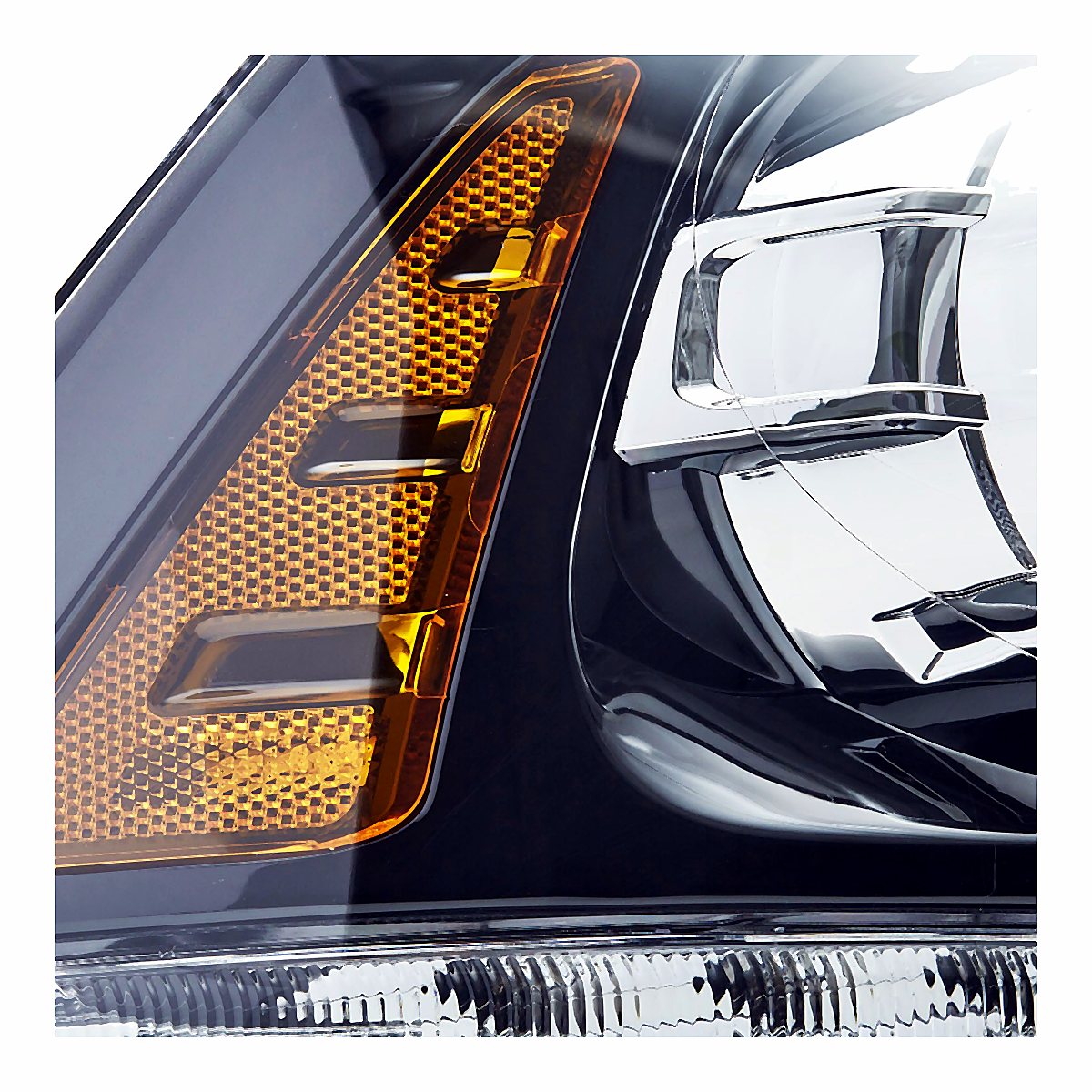 2013-2014 Ram 1500 Headlight Passenger Side Halogen Projector Black Bezel – CH2503245-4