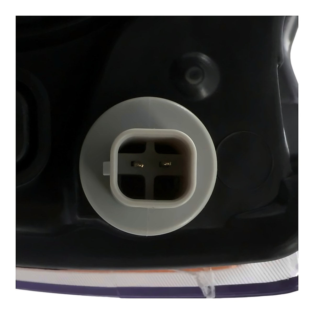 2013-2017 Jeep Compass Headlight Passenger Side Halogen Black Bezel – Installed View (CH2503246)