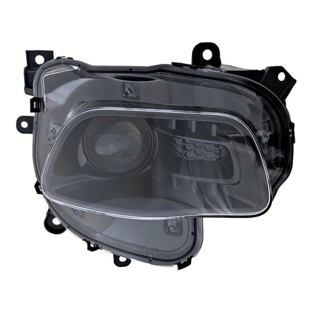 2014-2016 Jeep Cherokee Headlight Passenger Side Halogen Black Bezel – Front View (CH2503249)