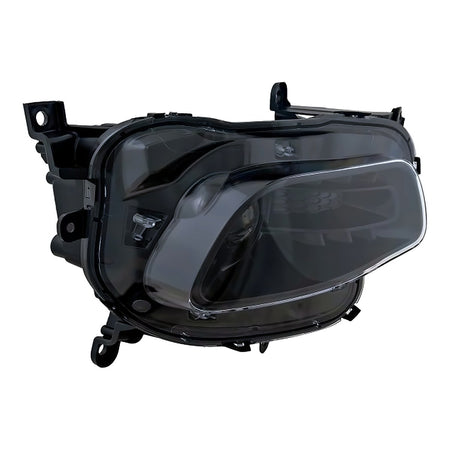 2014-2016 Jeep Cherokee Headlight Passenger Side Halogen Black Bezel – Side View (CH2503249)