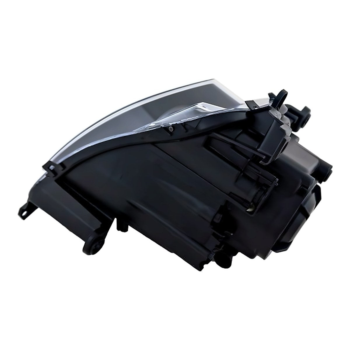 2014-2016 Jeep Cherokee Headlight Passenger Side Halogen Black Bezel – Angle View (CH2503249)
