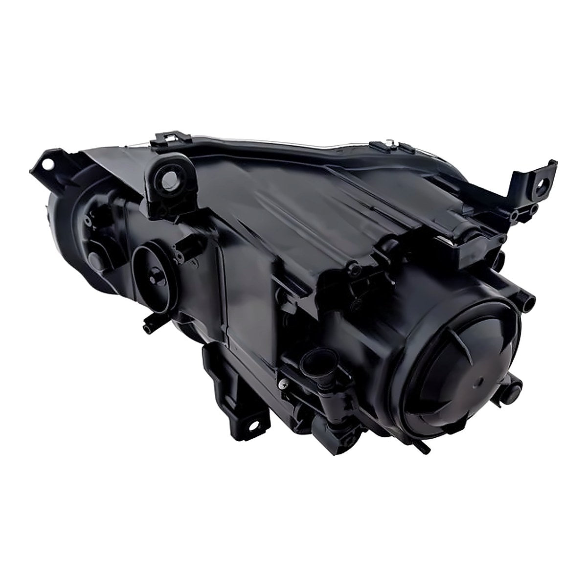 2014-2016 Jeep Cherokee Headlight Passenger Side Halogen Black Bezel – Close-Up View (CH2503249)