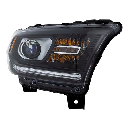 2014-2015 Dodge Durango Headlight Passenger Side Halogen Black Bezel Without Led Drl – Side View (CH2503255)