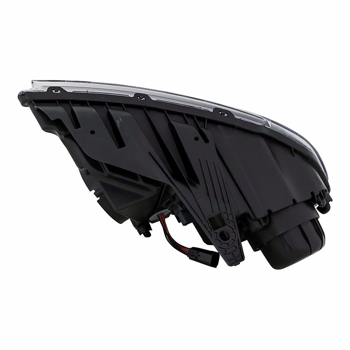 2014-2015 Dodge Durango Headlight Passenger Side Halogen Black Bezel Without Led Drl – Detail View (CH2503255)
