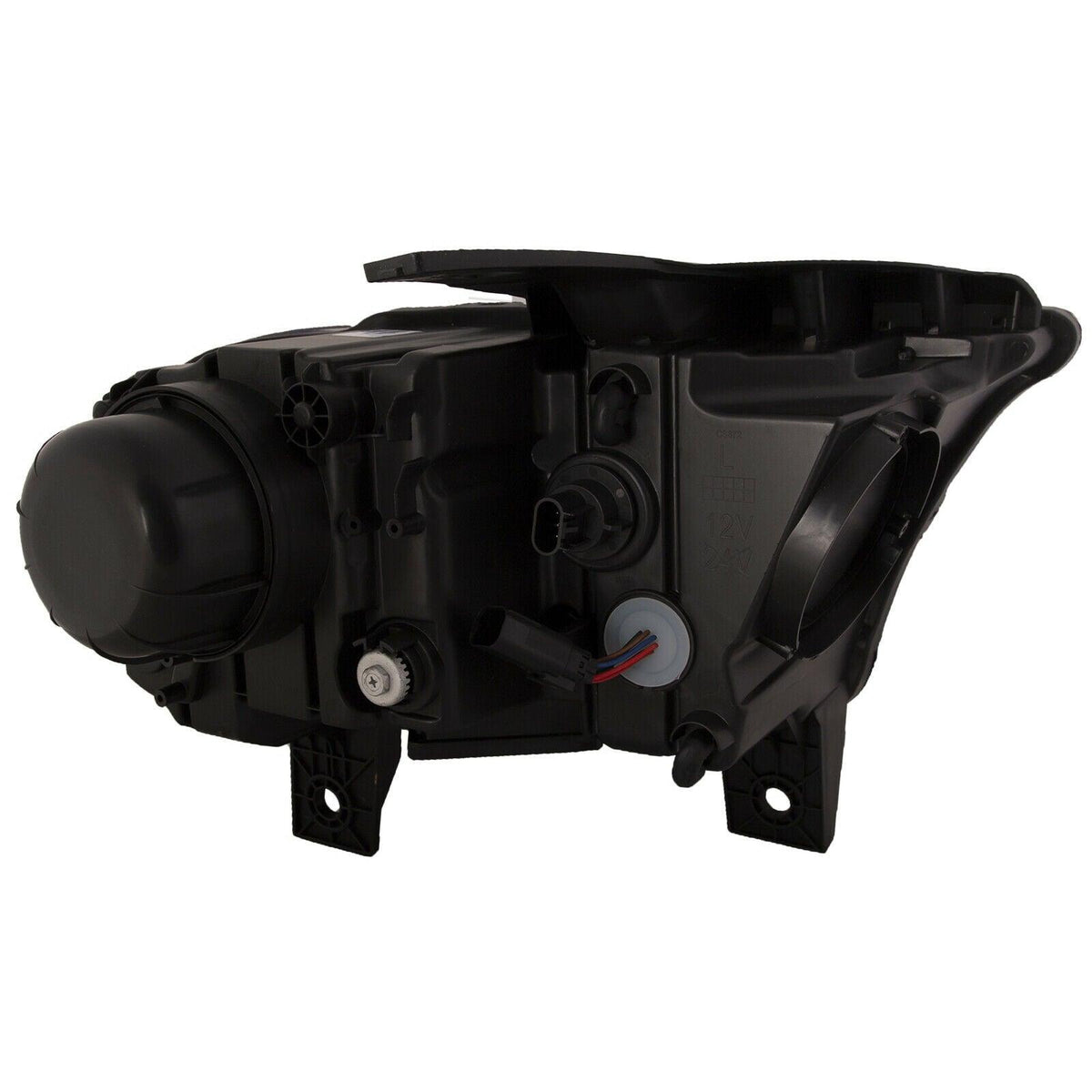 2014-2015 Dodge Durango Headlight Passenger Side Halogen Chrome Bezel Without Led Drl 