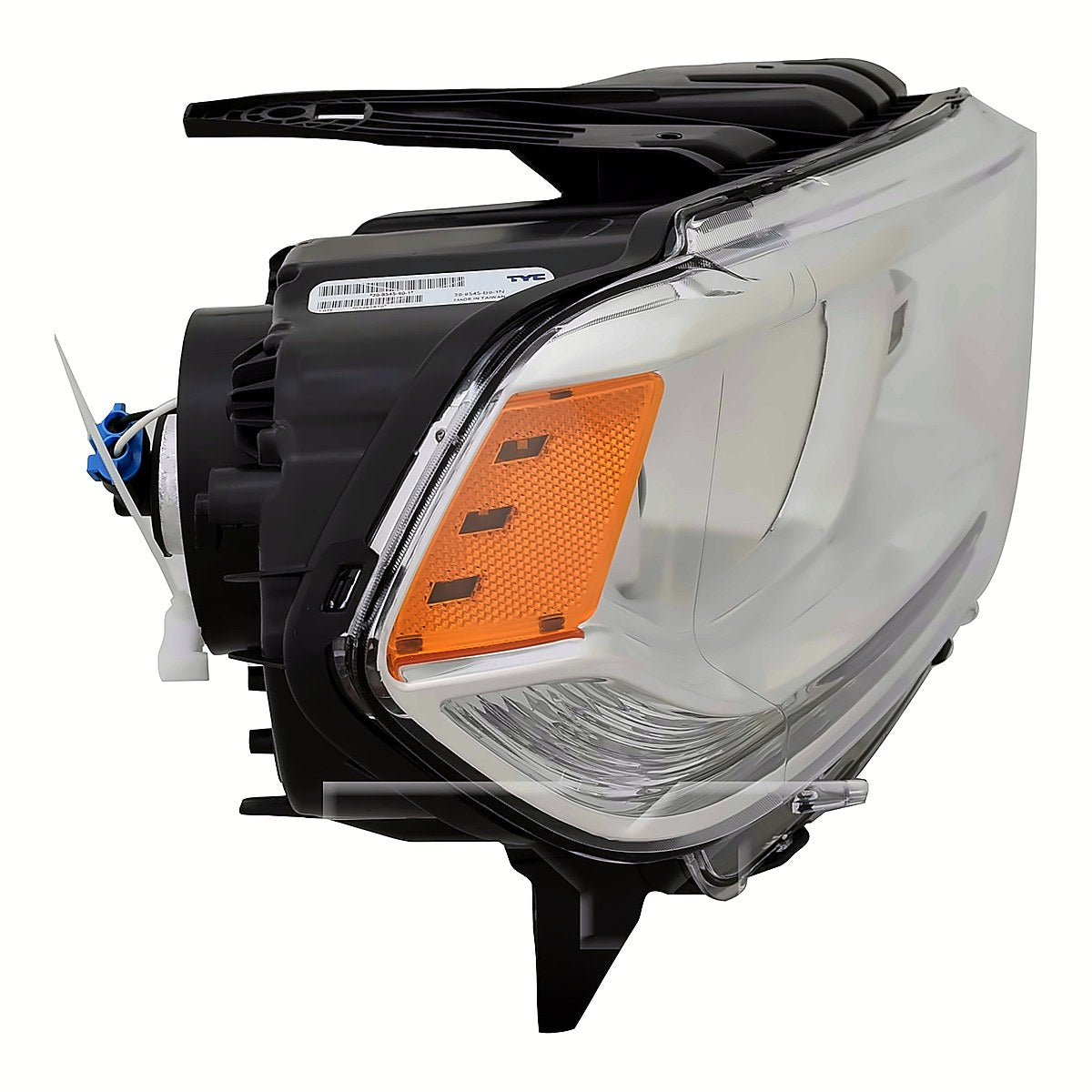 2014-2015 Dodge Durango Headlight Passenger Side Halogen Chrome Bezel With Led Drl – Side View (CH2503257)