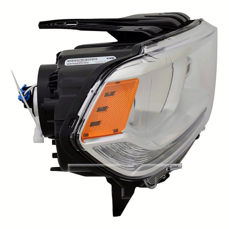 2014-2015 Dodge Durango Headlight Passenger Side Halogen Chrome Bezel With Led Drl – Side View (CH2503257)
