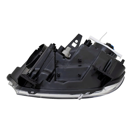 2014-2015 Dodge Durango Headlight Passenger Side Halogen Chrome Bezel With Led Drl – Close-Up View (CH2503257)