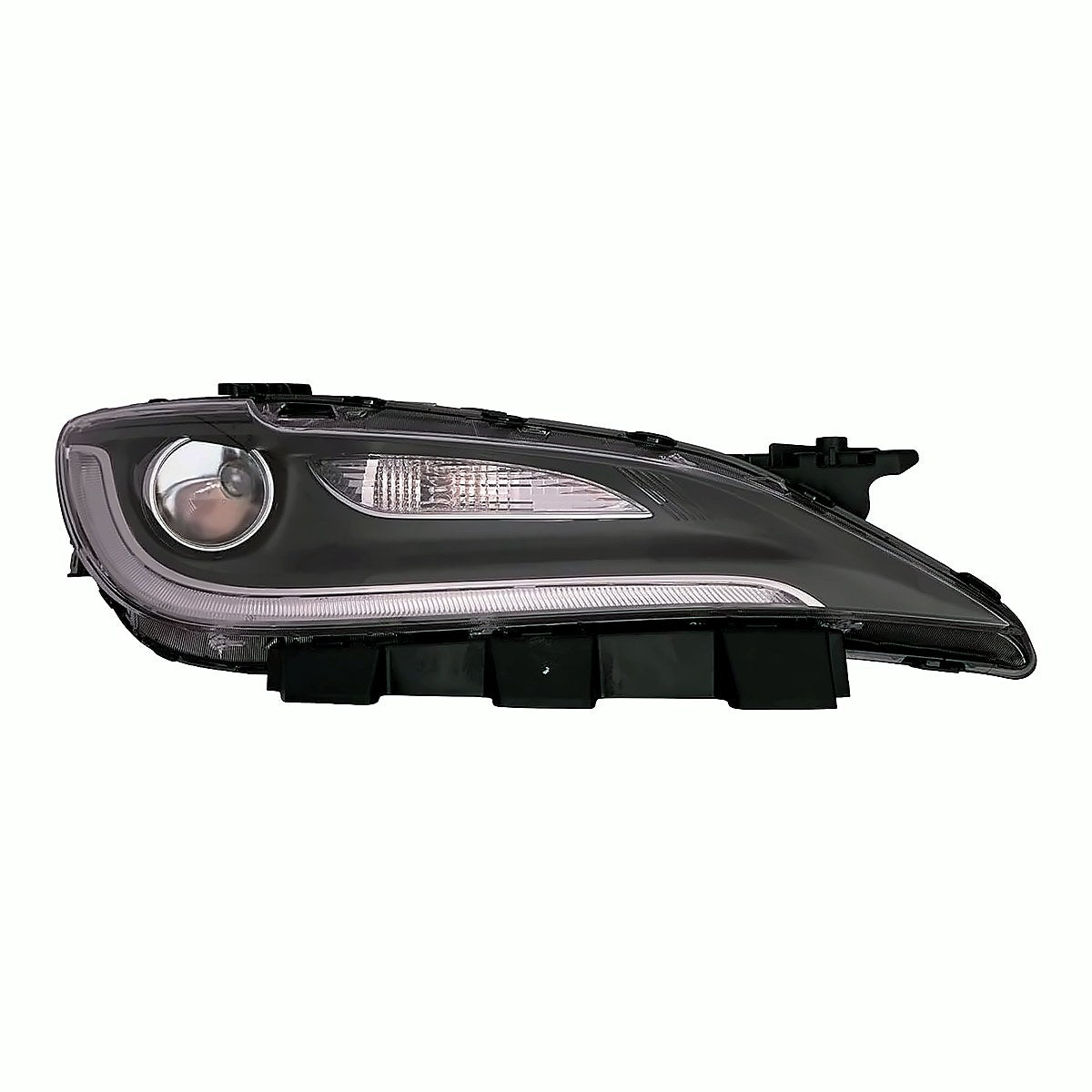 2015-2016 Chrysler 200_Sedan Headlight Passenger Side Hid With Led Drl Black Trim – Front View (CH2503263)