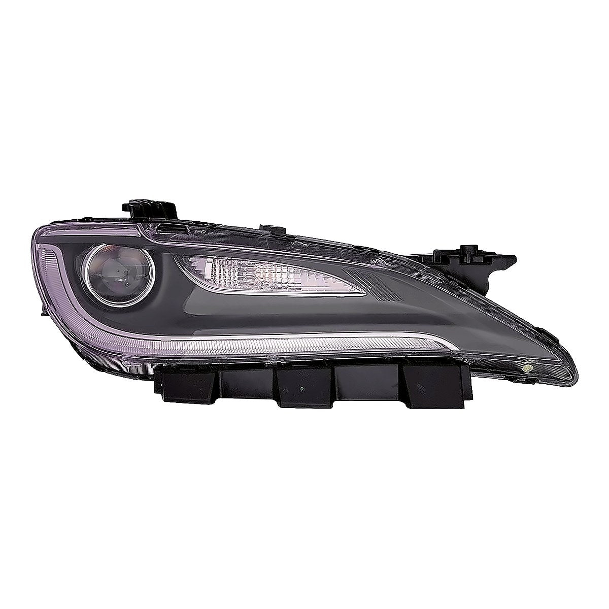 2015-2016 Chrysler 200_Sedan Headlight Passenger Side Hid With Led Drl Chrome Trim – Front View (CH2503264)