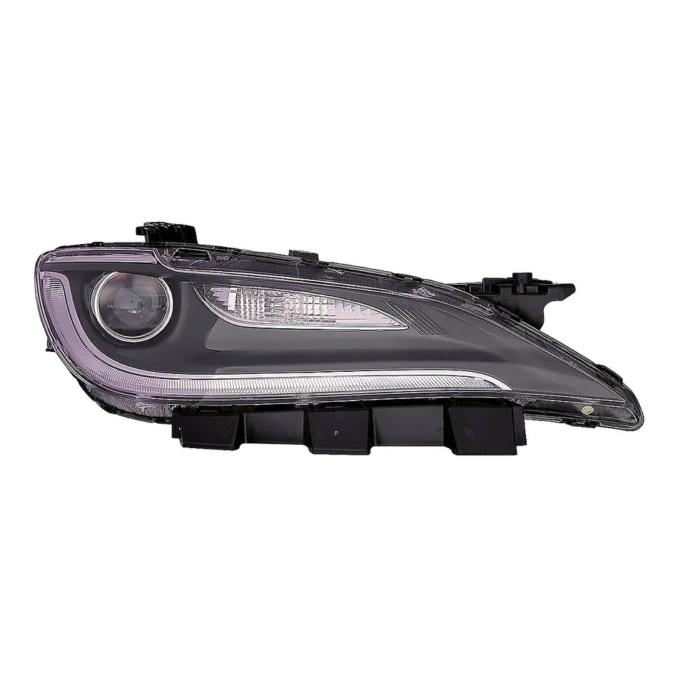 2015-2016 Chrysler 200_Sedan Headlight Passenger Side Hid With Led Drl Chrome Trim – Front View (CH2503264)