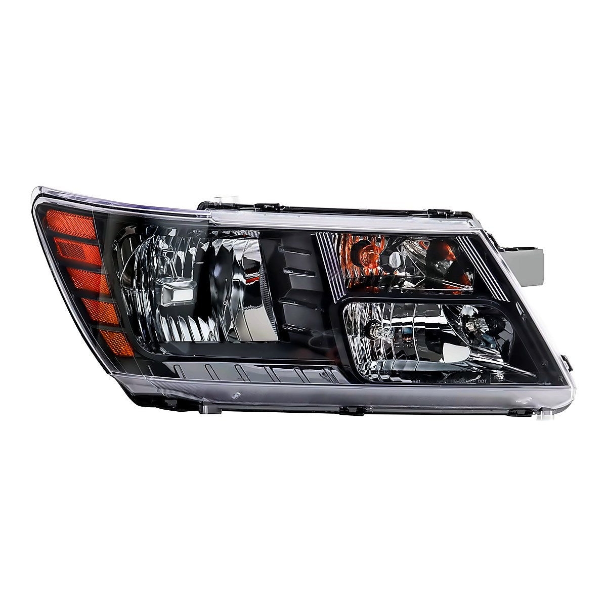 2014-2020 Dodge Journey Headlight Passenger Side Halogen With Black Trim – Front View (CH2503265)