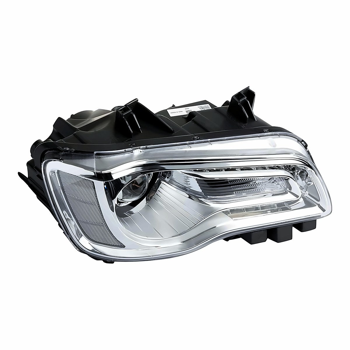 2015-2017 Chrysler 300 Headlight Passenger Side Halogen Chrome Bezel – Side View (CH2503268)