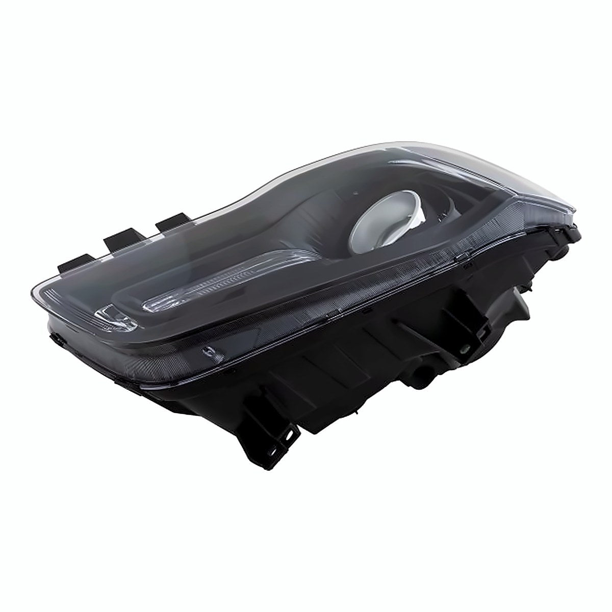 2015-2017 Chrysler 300 Headlight Passenger Side Halogen Black Bezel – Angle View (CH2503269)