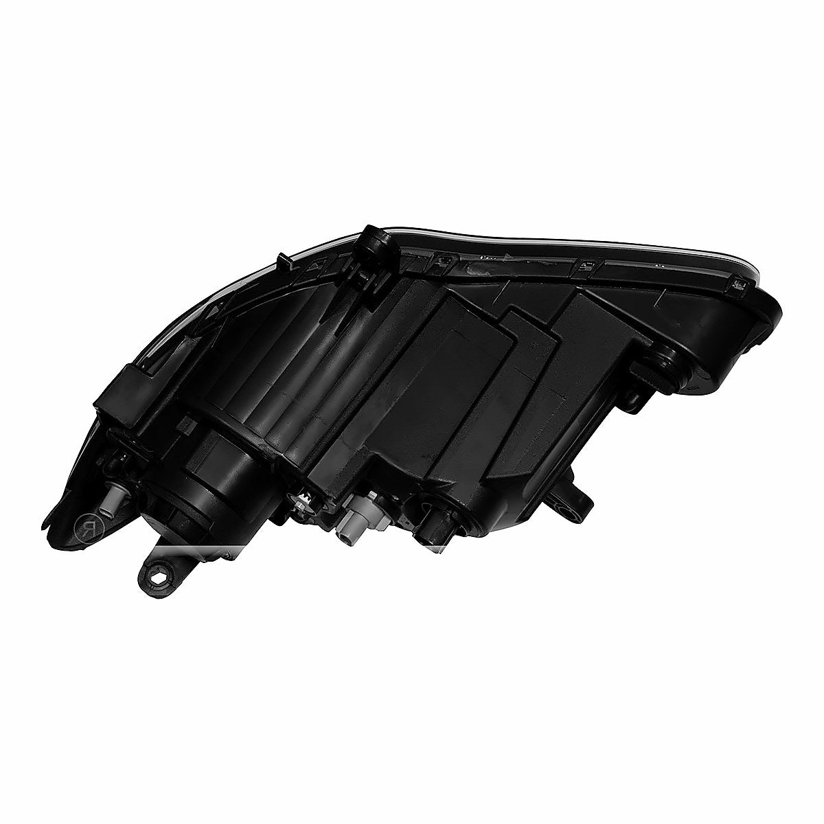2011-2014 Chrysler 200_Convertible Headlight Passenger Side Halogen Black Bezel S Model – Detail View (CH2503275)