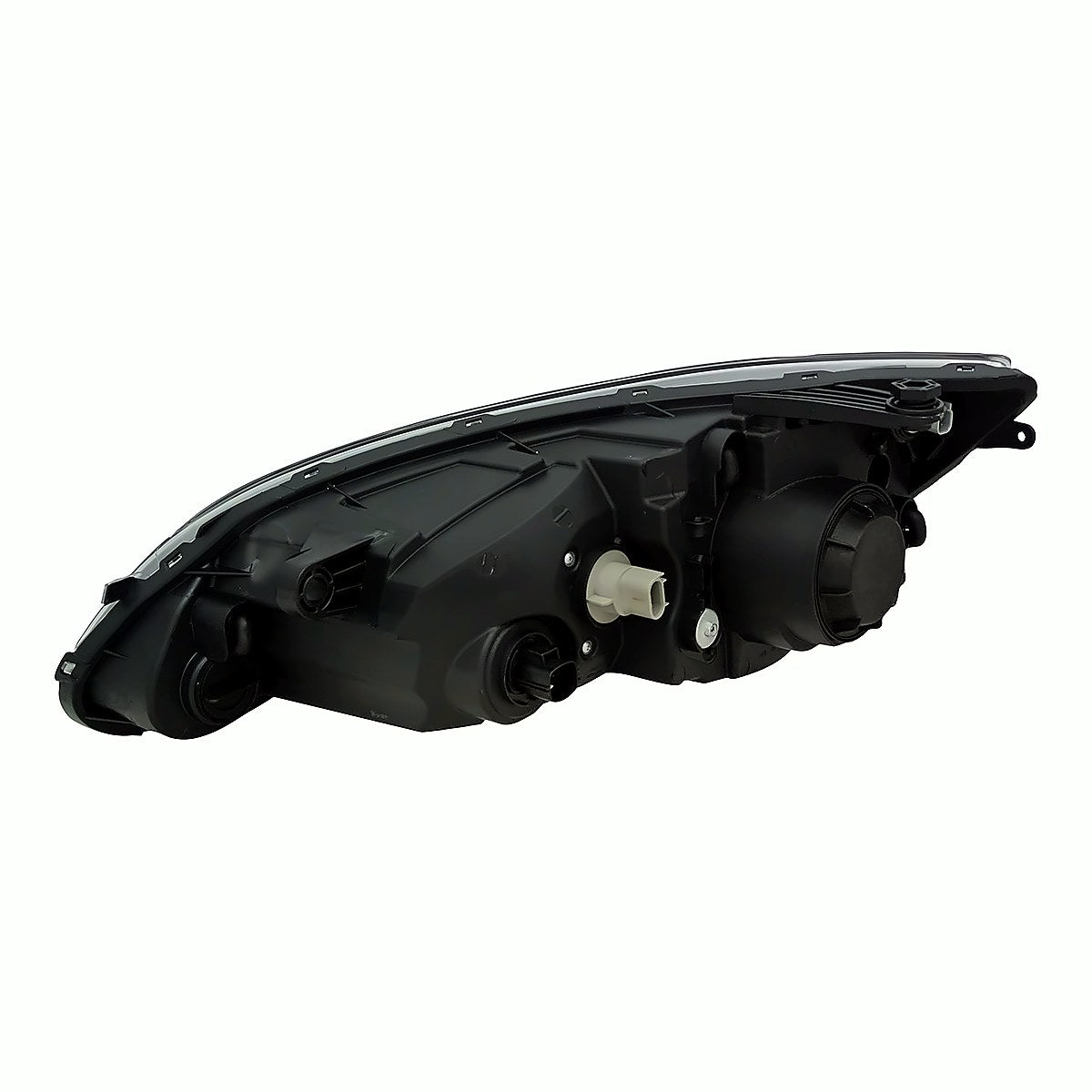 2011-2014 Chrysler 200_Convertible Headlight Passenger Side Halogen Black Bezel S Model – Back View (CH2503275)