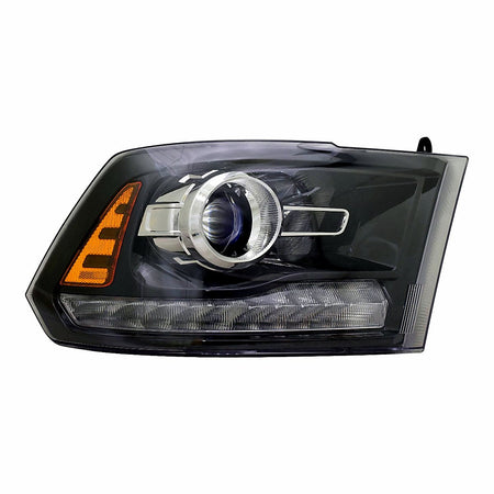 2016-2018 Ram 1500 Headlight Passenger Side Halogen Projector Black Bezel Without Logo – CH2503289