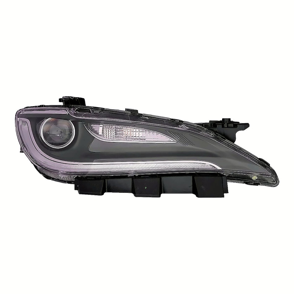 2016-2017 Chrysler 200_Sedan Headlight Passenger Side Halogen With Led With Chrome Trim – Front View (CH2503293)