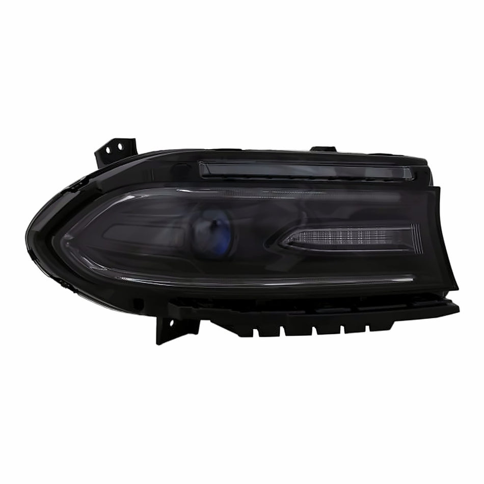 2016-2017 Dodge Charger Headlight Passenger Side Halogen With Led Drl Without Logo – Side View (CH2503296)