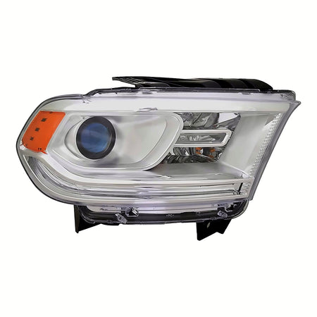 2016-2021 Dodge Durango Headlight Passenger Side Without Led Lamp Black Trim – Front View (CH2503302)