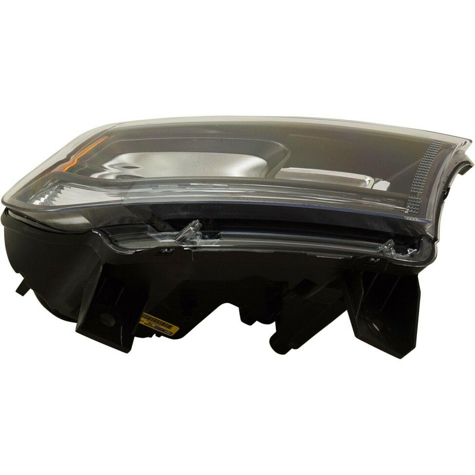 2016-2021 Dodge Durango Headlight Passenger Side Without Led Lamp Black Trim 