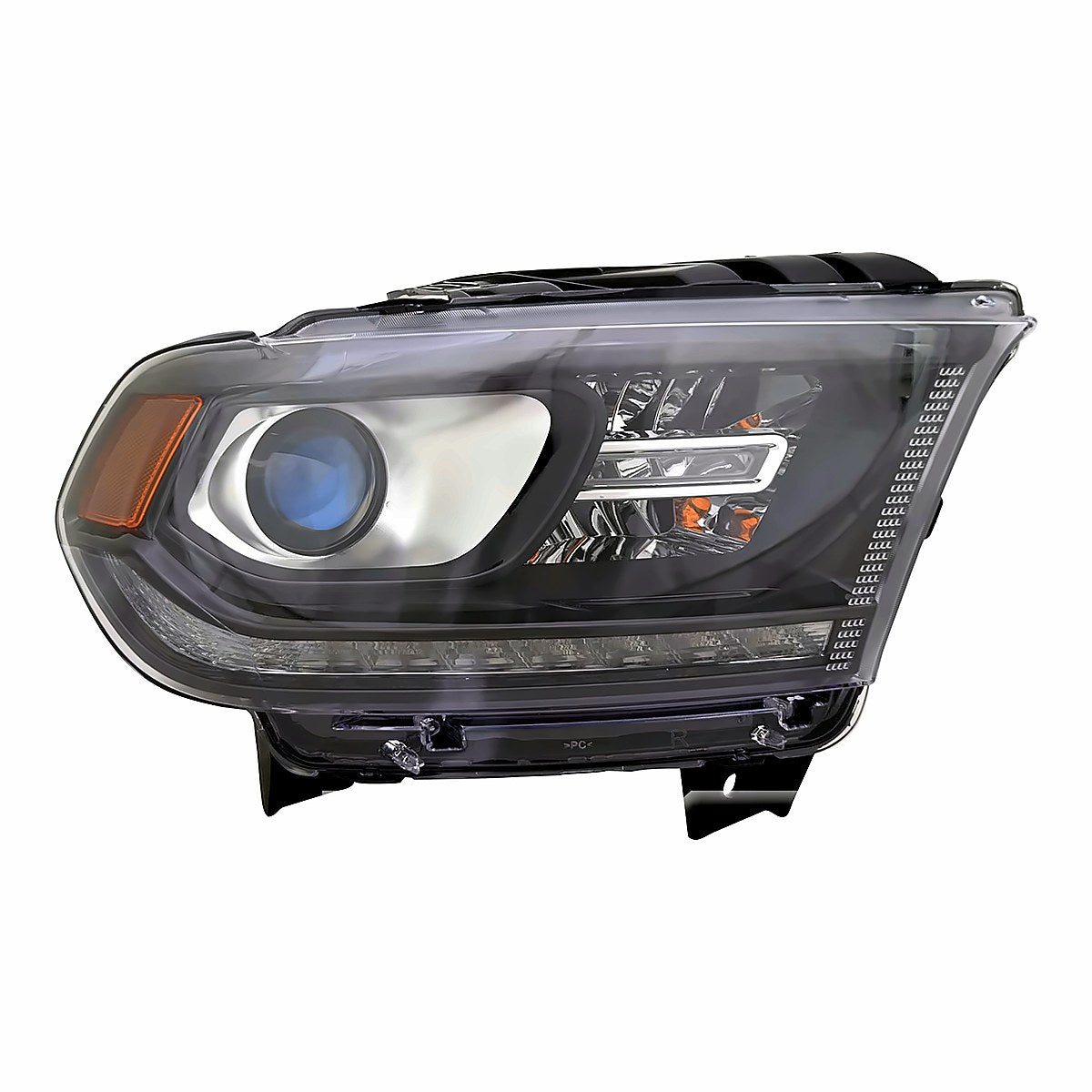 2016-2021 Dodge Durango Headlight Passenger Side Without Led Lamp Chrome Trim – Front View (CH2503303)