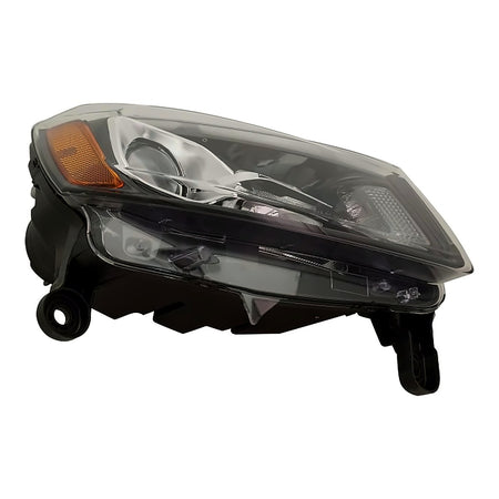 2016-2021 Dodge Durango Headlight Passenger Side Halogen Black Bezel With Led Drl – Close-Up View (CH2503305)