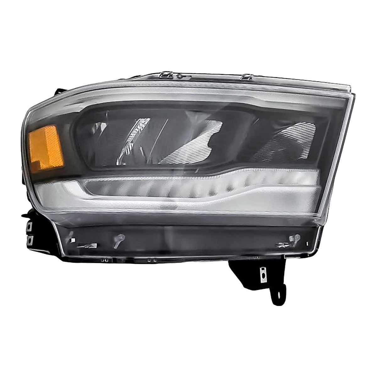 2019-2024 Ram 1500 Headlight Passenger Side Led With Black Bezel Reflector Type Without Logo – CH2503320