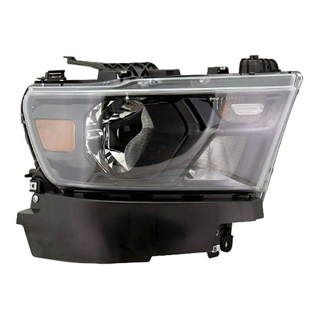 2019-2024 Ram 1500 Headlight Passenger Side Halogen With Black Trim Without Logo – CH2503328