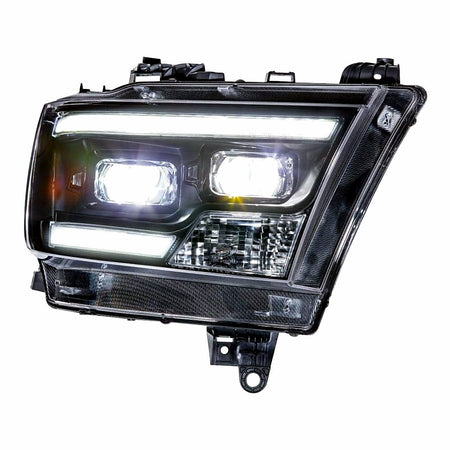 2019-2024 Ram 1500 Headlight Passenger Side Halogen With Black Trim Without Logo – CH2503328-2