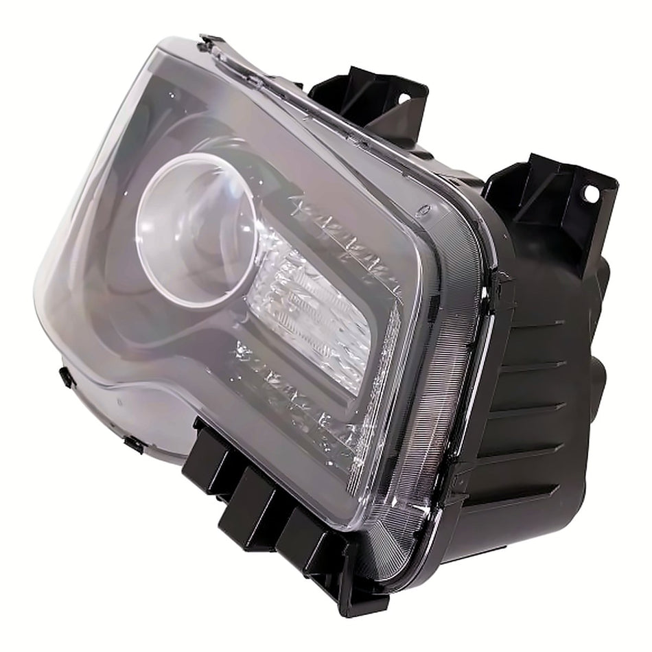 2018-2023 Chrysler 300 Headlight Passenger Side Halogen Black Projection Type – Side View (CH2503331)