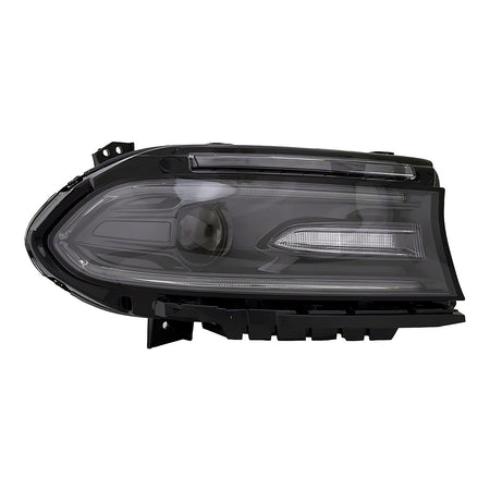 2018-2022 Dodge Charger Headlight Passenger Side Halogen Led With Drl – Front View (CH2503337)