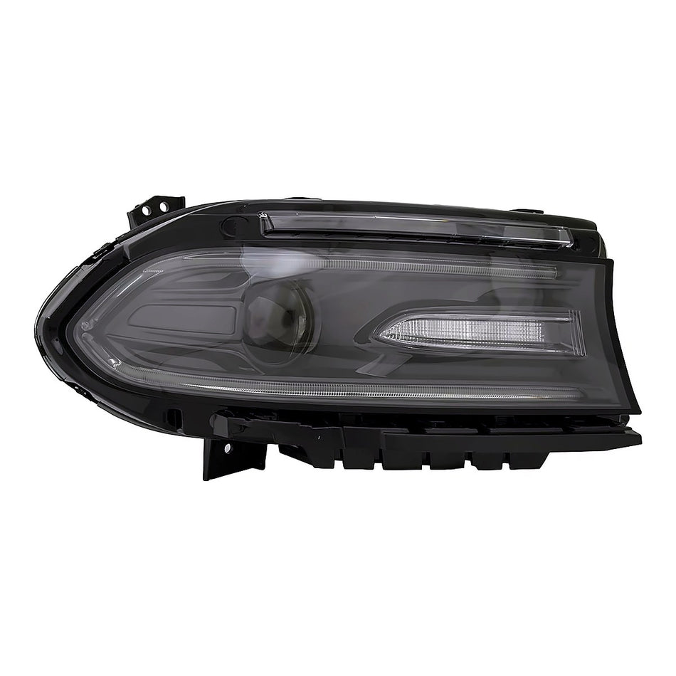 2018-2022 Dodge Charger Headlight Passenger Side Halogen Led With Drl – Front View (CH2503337)
