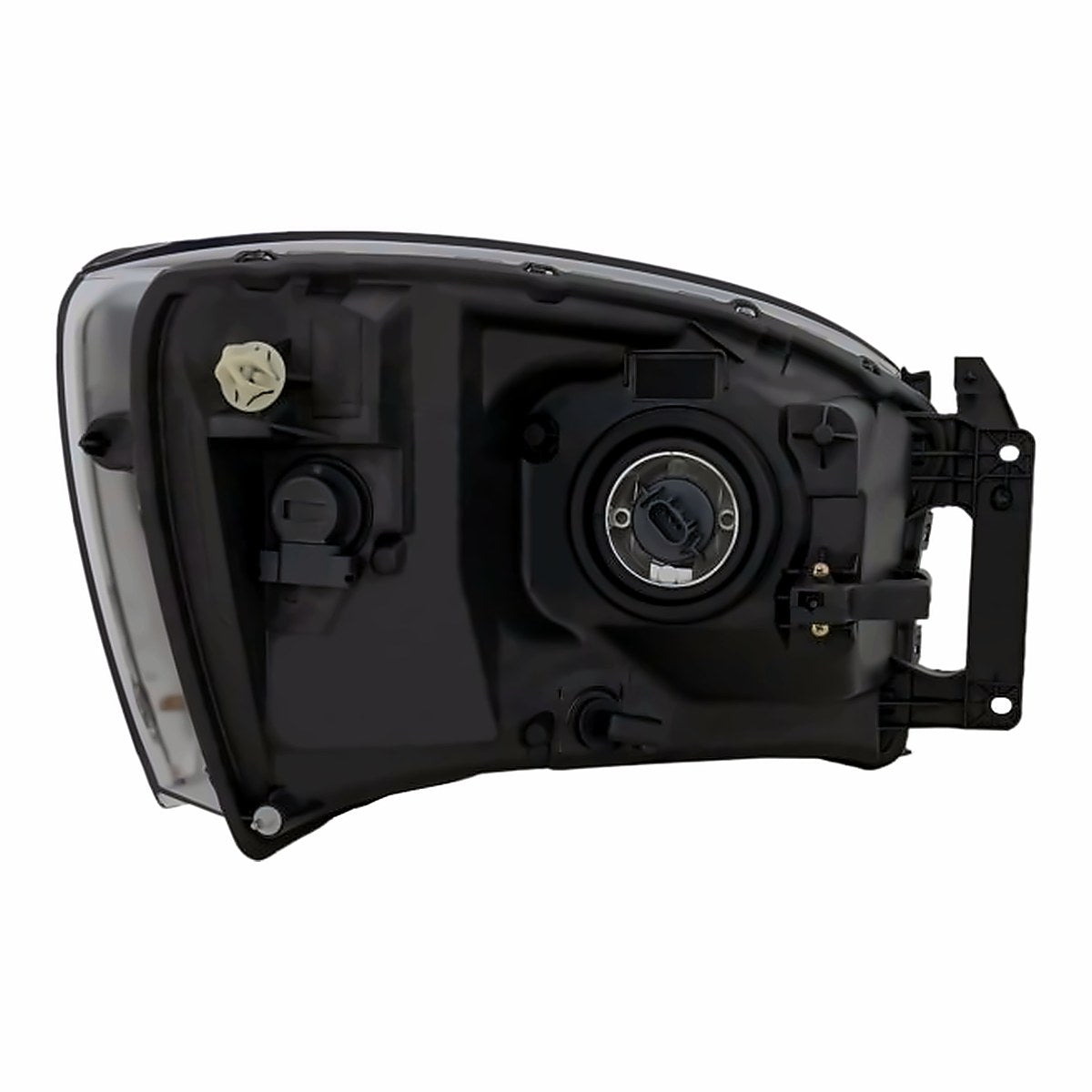 2006 Dodge 1500 Headlight Driver Side With Black Beezel – Back View (CH2518115)
