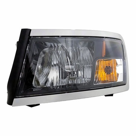 2008-2010 Dodge Dakota Headlight Driver Side With Black Bezel – Angle View (CH2518127)