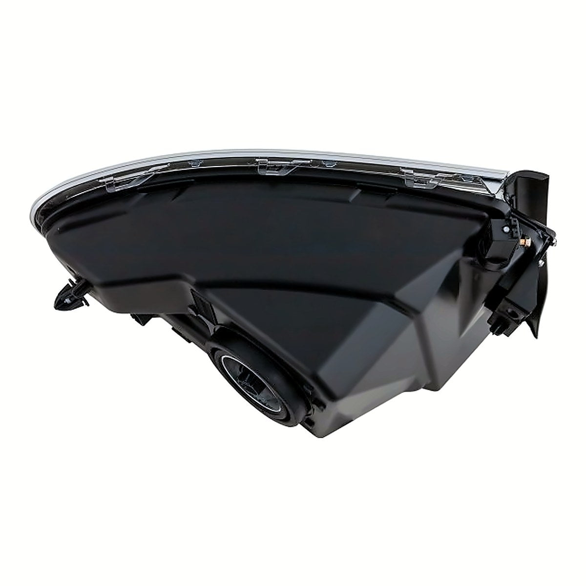 2008-2010 Dodge Dakota Headlight Driver Side With Black Bezel – Close-Up View (CH2518127)