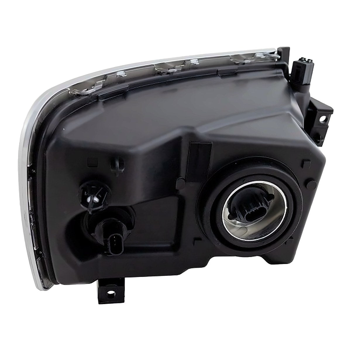 2008-2010 Dodge Dakota Headlight Driver Side With Black Bezel – Back View (CH2518127)